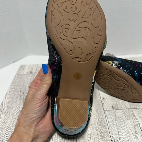 Socofy Leather wearable art shoes pumps size size 36 -5-5.5 - Picture 9 of 15